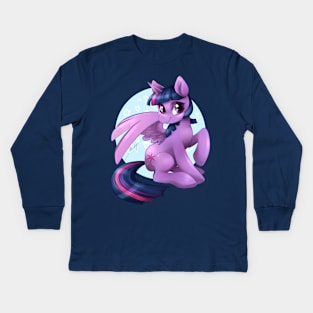 Royally purple Kids Long Sleeve T-Shirt